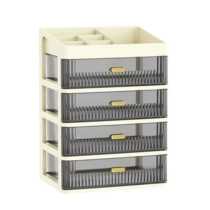 Drawer Storage Desk Organizer Stationery Transparent Office Supplies Organizers Accessories Box Plastic Organizing Boxes School