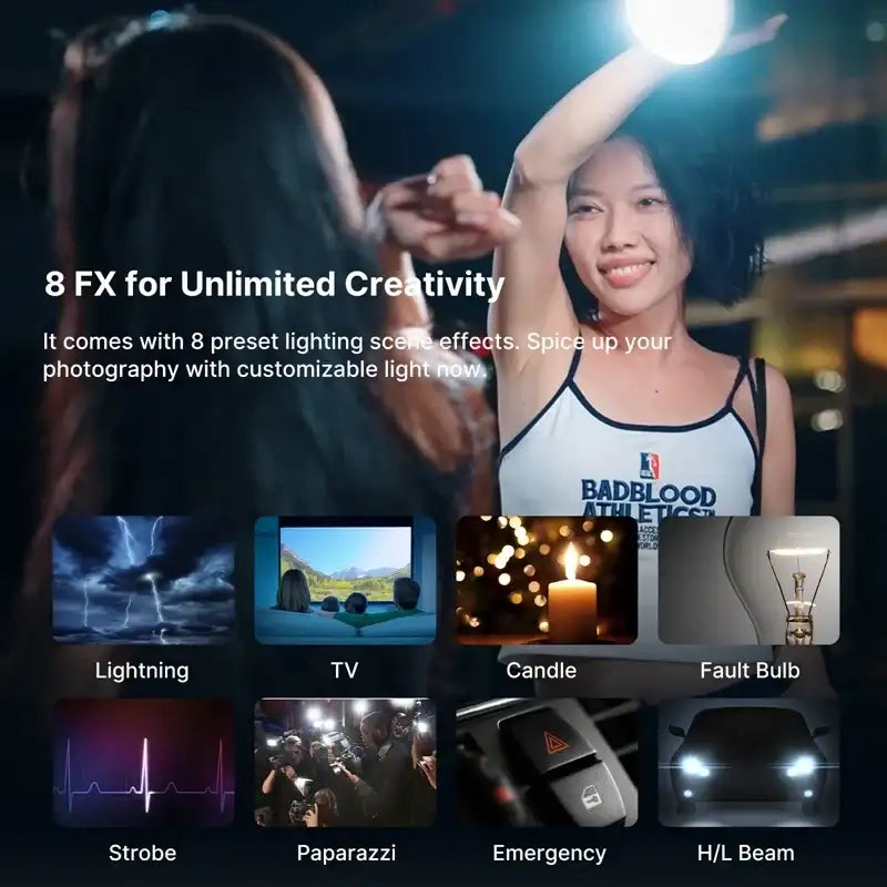 Ulanzi L023 40W Pro tragbare zweifarbige COB-LED-Videoleuchte für Fotostudio, 2500K-6500K, 3400mAh, für Video-Livestreaming