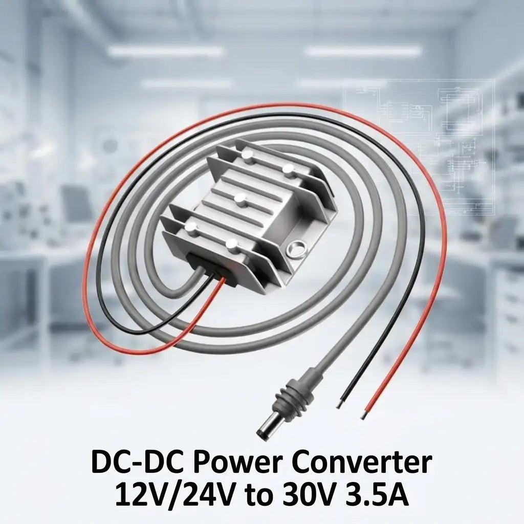 Module élévateur DC-DC 12V vers 30V 3.5A 105W avec cordon d'alimentation DC pour Starlink Mini, cordon d'alimentation élévateur