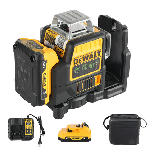 2026 Dewalt DW089LG 12V Green Laser Level, 12 Line 3-Sided 360° Vertical & Horizontal for Indoor Outdoor Project Lithium