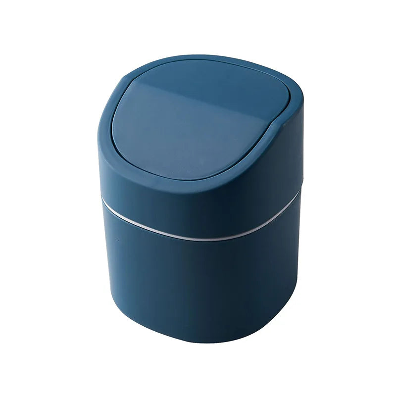 Cute Desktop Waste Bin Household Table  Sundries Plastic Office Supplies Trash Can Mini Sitting Room Toilet Dustbin Barrel Box