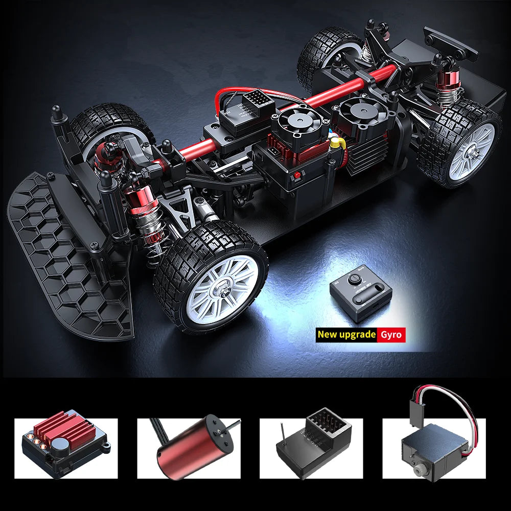 1/14 MJX 14303 Rc Drift Car 2.4G High Speed Drift Rally Truck Hyper Go Brushless 4WD Off-Road RC Cars for Adults for Toys As Gift
