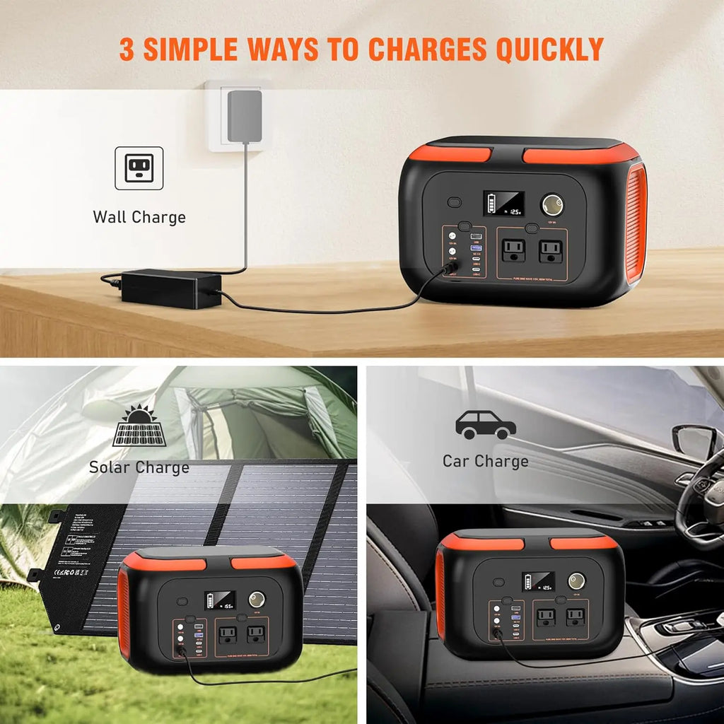 Centrale électrique portable – Générateur solaire de 120 W à 1500 W