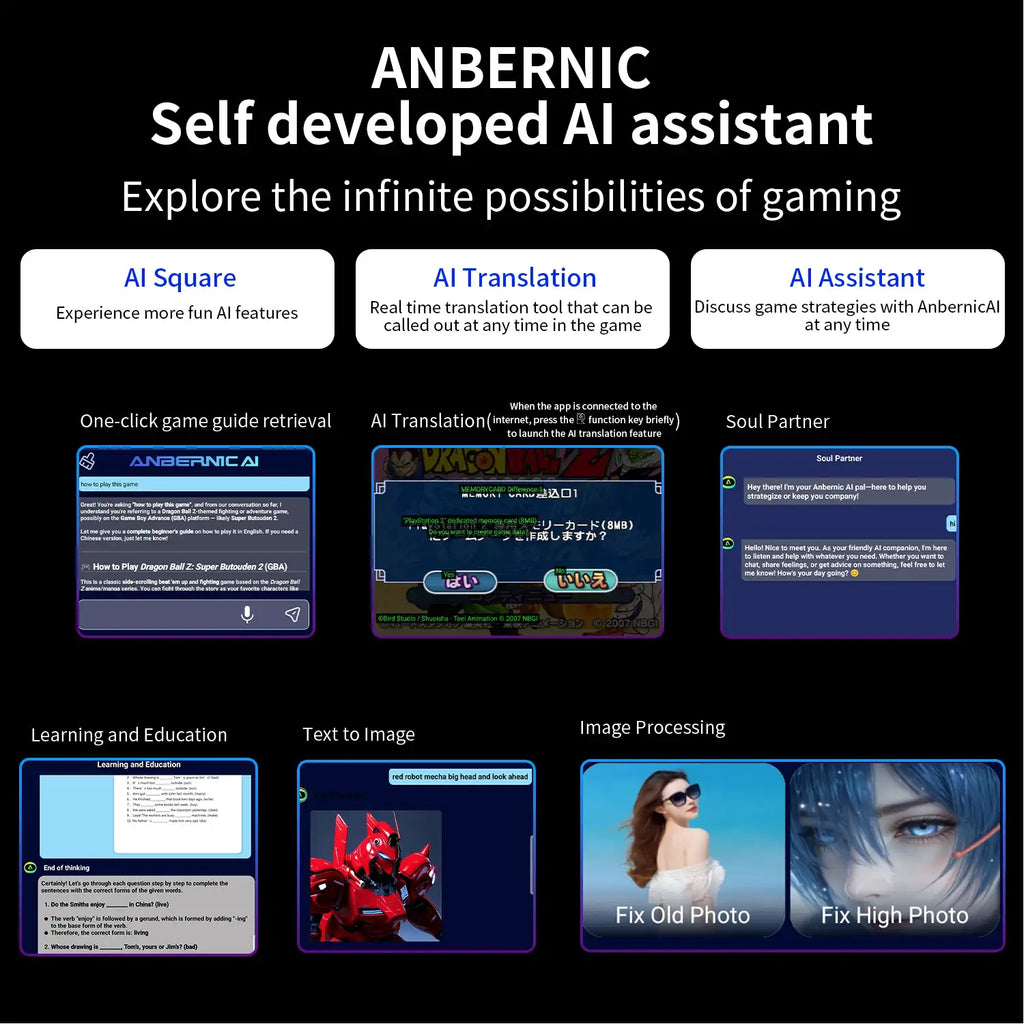 Console de jeu portable Android ANBERNIC RG476H