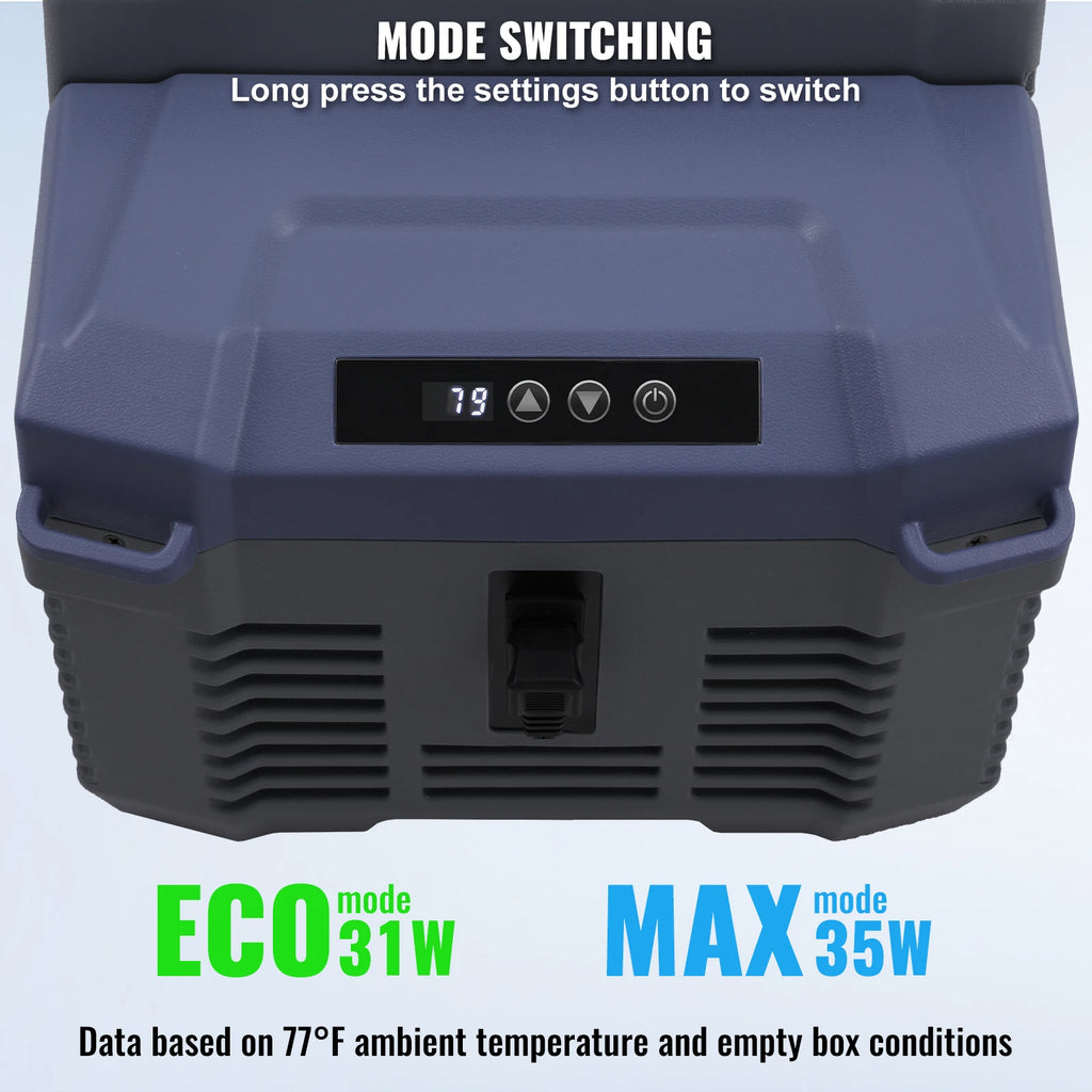 Réfrigérateur de voiture portable SucceBuy – 8L-75L, double zone, Bluetooth