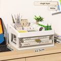 Drawer Storage Desk Organizer Stationery Transparent Office Supplies Organizers Accessories Box Plastic Organizing Boxes School