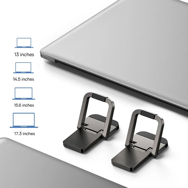 Soporte para portátil, elevador de teclado de ordenador, patas portátiles pequeñas, soportes para Macbook, Huawei, Xiaomi, soporte de aluminio para portátiles