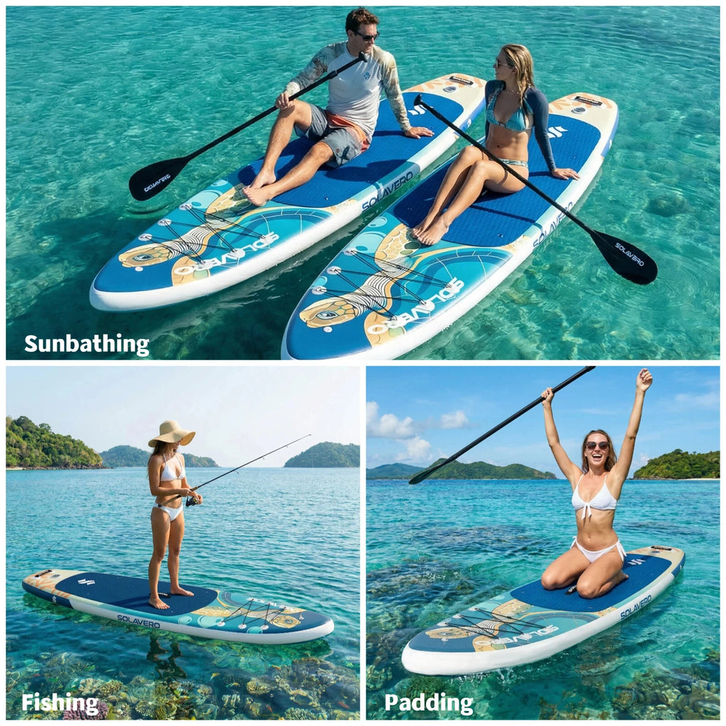 Tabla de paddle surf inflable – EVA antideslizante, accesorios completos