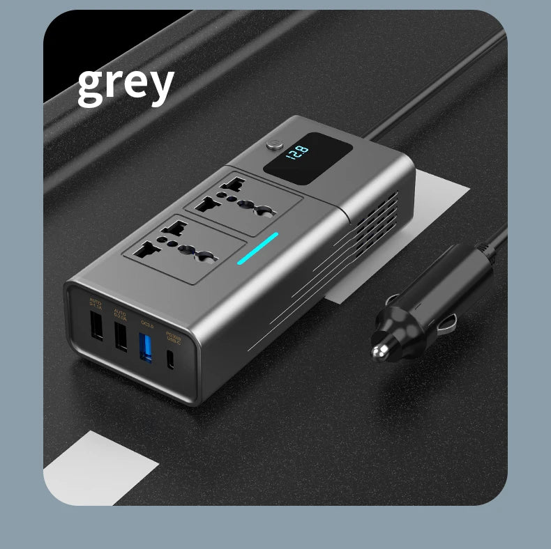 Car Inverter Car Cigarette Iighter 12v Can Be Converted To 110v Or 220v Power Conversion Fast Charger Car Socket Multi-Function