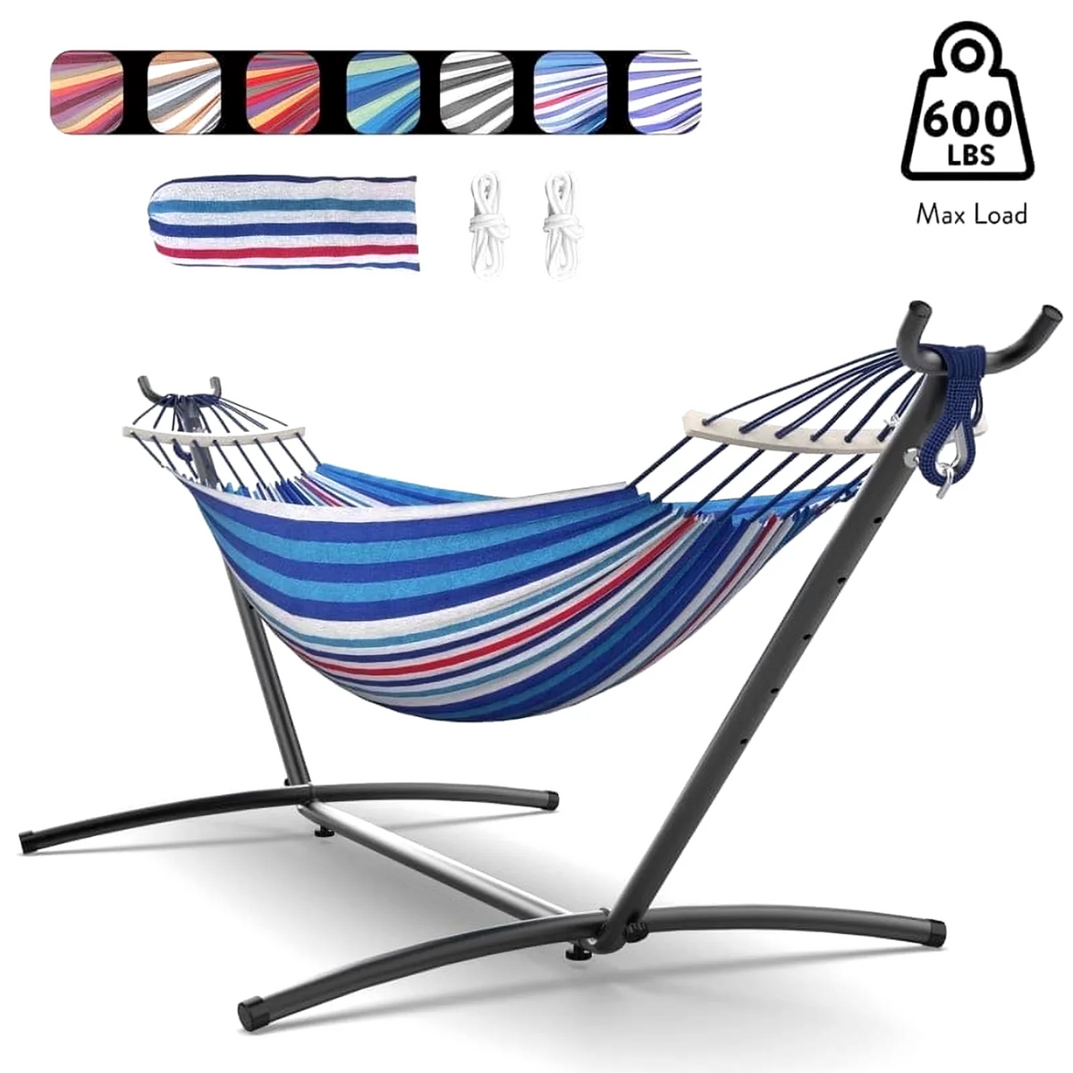 Gyroor Adjustable Stand Hammock – 600lb Capacity with Storage Bag