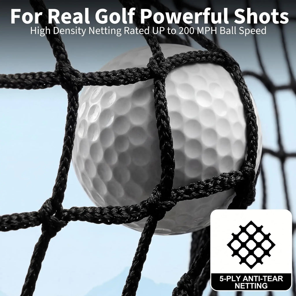 Set de red de práctica de golf de 10x7 pies – Entrenamiento en patio y espacios interiores