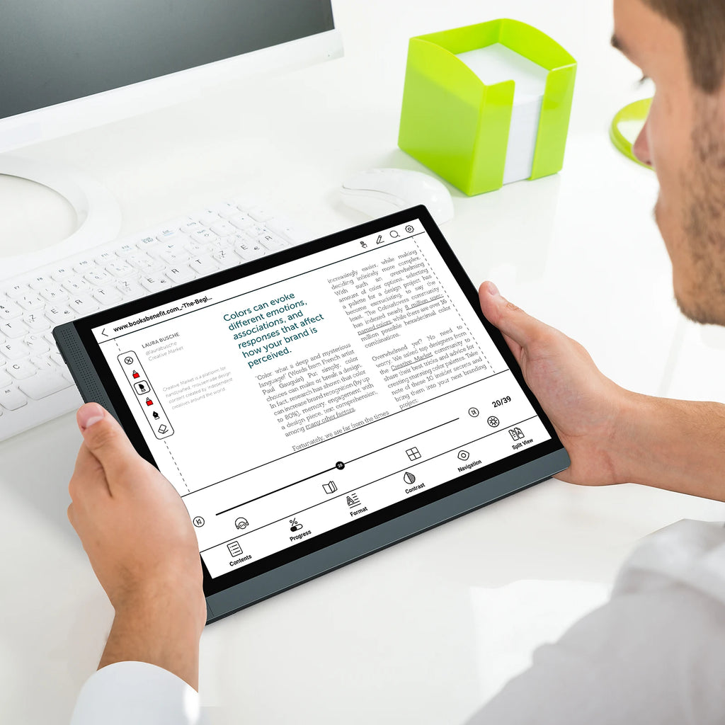 Lector de libros electrónicos Bigme B1051C Pro de 10.3'' con pantalla E-ink a color, sistema operativo Android 14, procesador Dimensity 1080, 8+256 GB, tableta de lectura electrónica, 300 PPI
