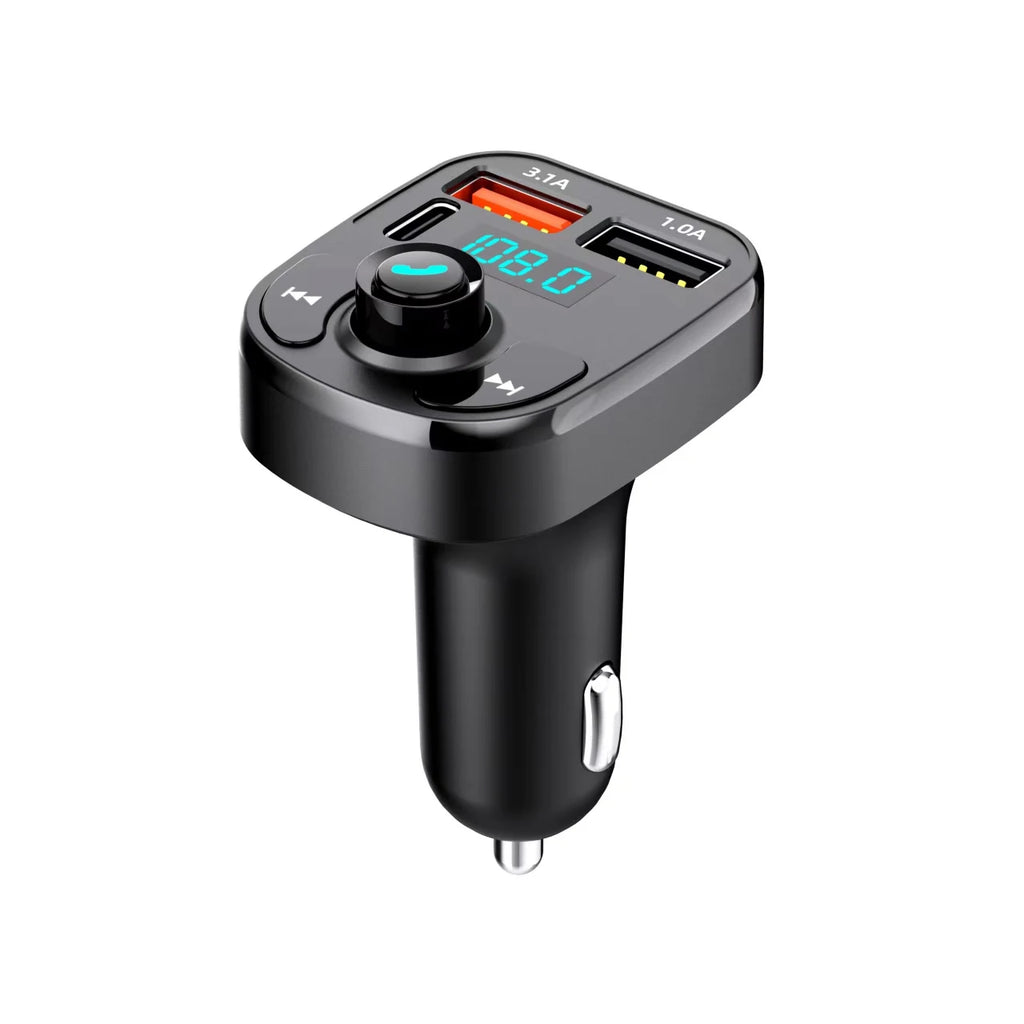Car Mp3 Player Dual USB Fast Charger FM Transmitter Bluetooth-compatible5.0 Handsfree Car Kit Usb Flash Drive Plug Car Kit