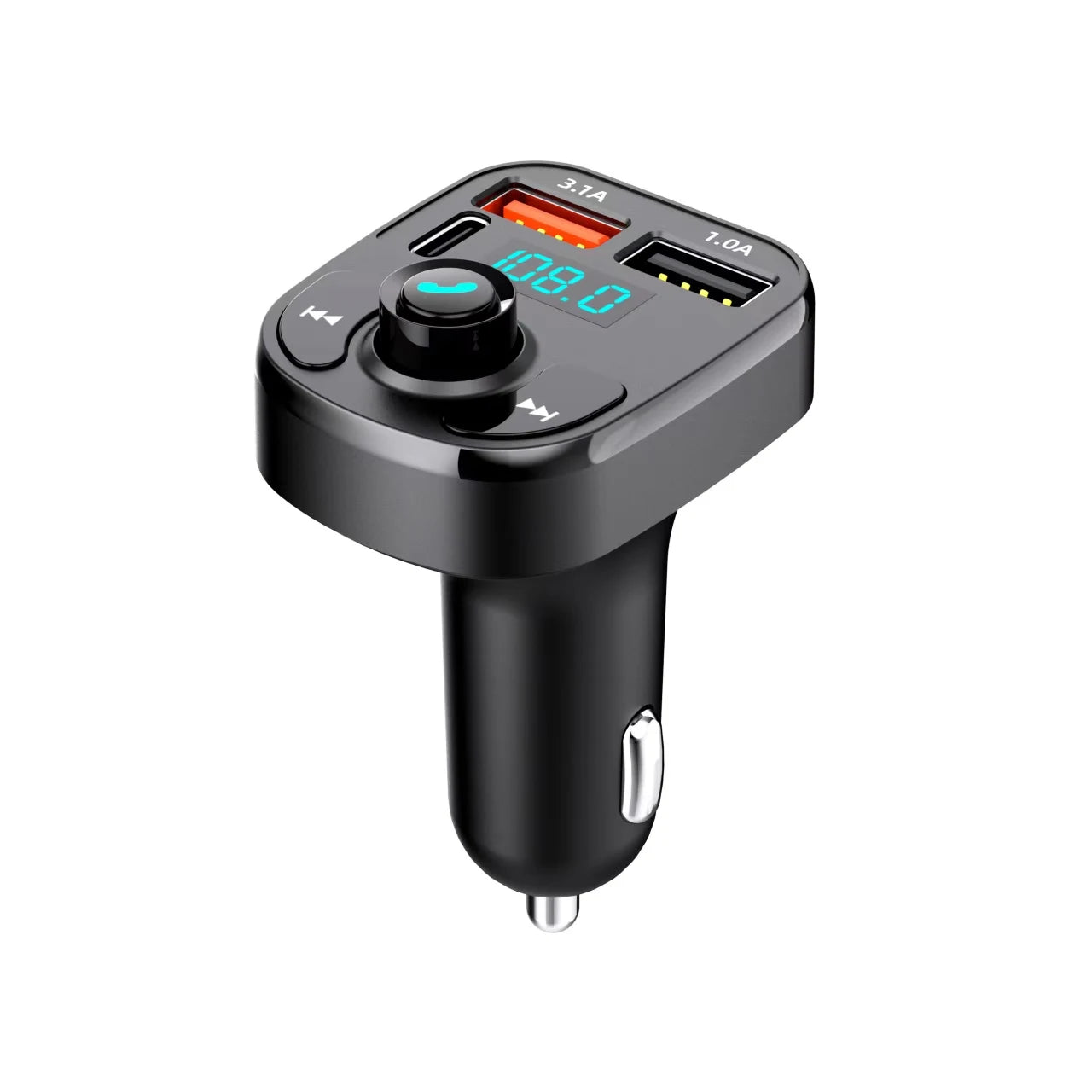 Car Mp3 Player Dual USB Fast Charger FM Transmitter Bluetooth-compatible5.0 Handsfree Car Kit Usb Flash Drive Plug Car Kit
