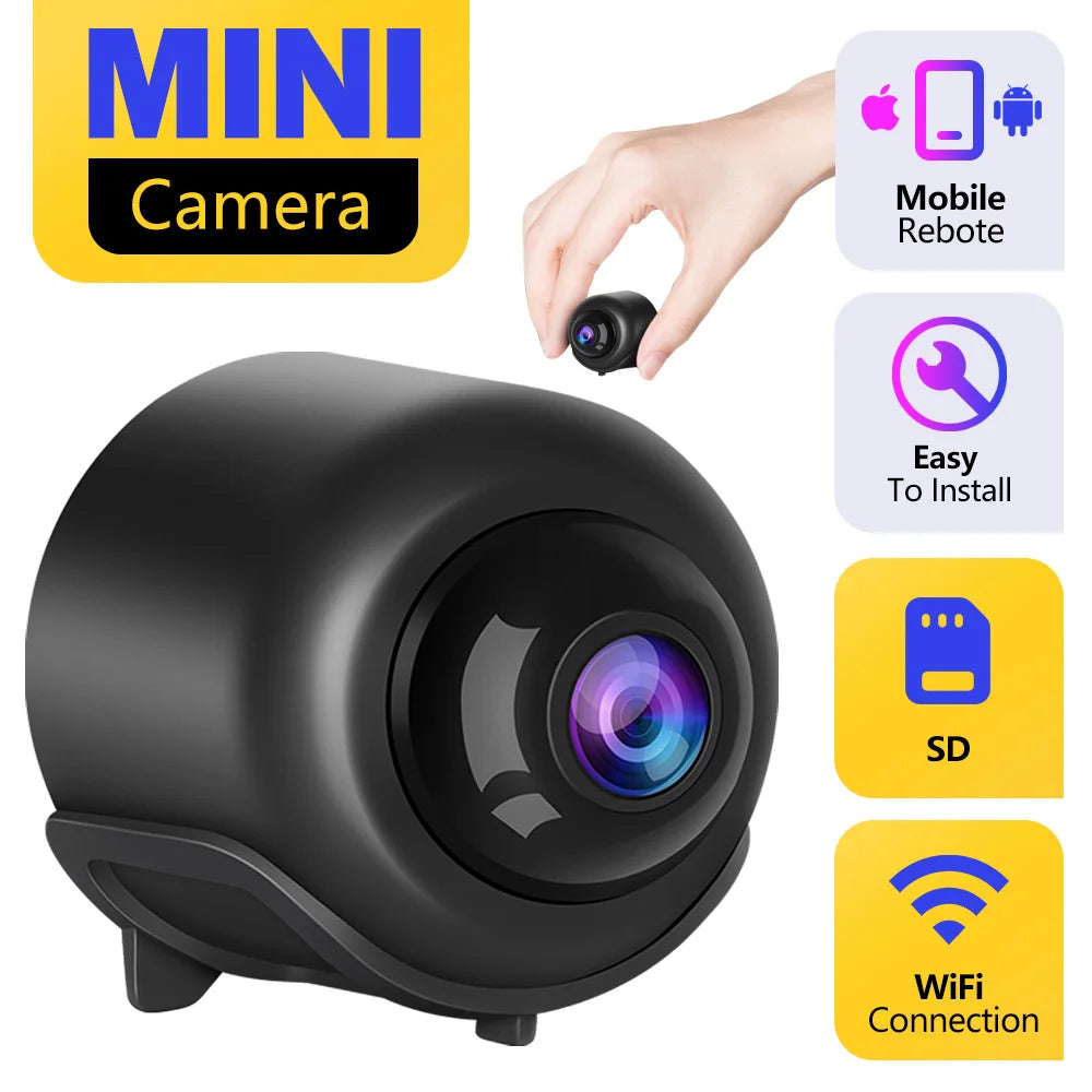 X5 Mini Camera Wifi Camera Clear Night Vision Lightweight Portable Premium Cams Motion Detection Surveillance Camera