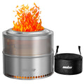 Smokeless Fire Pit – Stainless Steel Wood Burner with Carry Bag