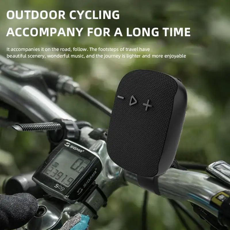 EBS-027 Mini Wireless Speaker Bluetooth BT5.3 Built-in Mic IPX4 Waterproof Shockproof Oudtoor Backpack Bike Speaker