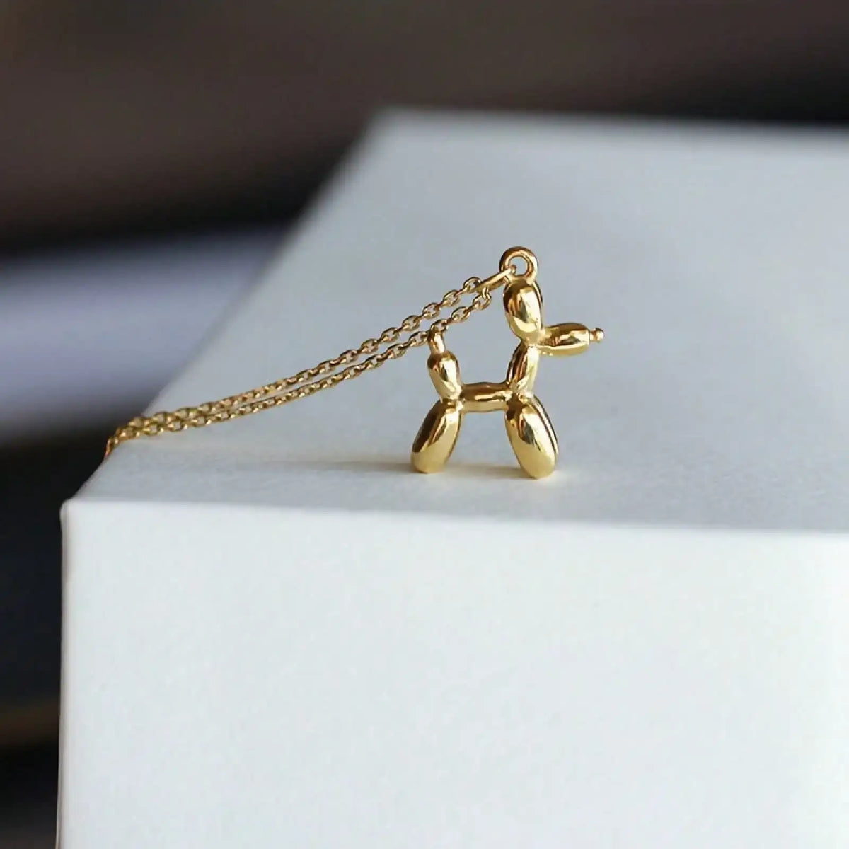 Ladies Fashion New Simple Hip Hop Balloon Dog Pendant Birthday Giftkvn
