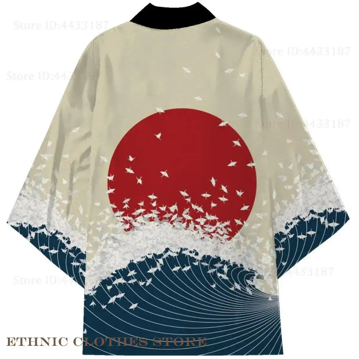 Cárdigan tipo kimono oversize – Cosplay tradicional de samurái para hombre por BellemApple