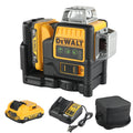 Nivel láser verde Dewalt DW089LG 12V 2026, 12 líneas, 3 lados, 360° vertical y horizontal para proyectos en interiores y exteriores, litio