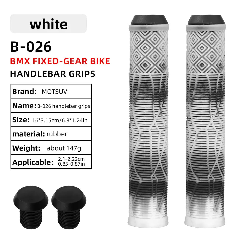 MOTSUV 1 Paar Gummigriffe für Fahrradlenker, verlängert, weich und rutschfest, 160 mm Länge, MTB-Lenkergriffe, Fahrradteile