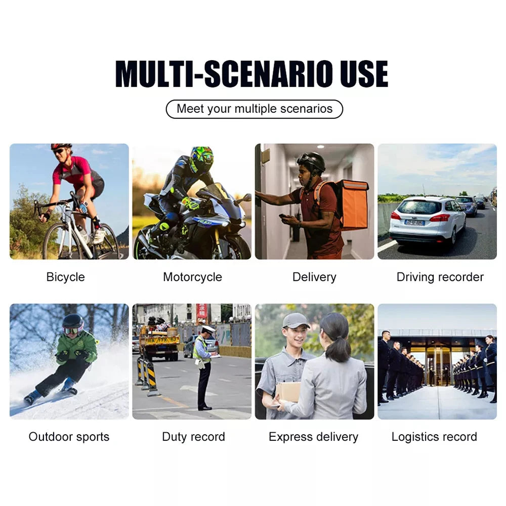 4K 2K 1080P Mini WiFi Camera Portable Digital Video Recorder BodyCam 1080P Infrared Night Vision Police Cam Small Bike Camcorder