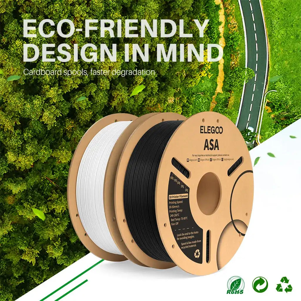 Filamento para impresora 3D de fibra de carbono ASA 1.75mm, 1kg/5kg