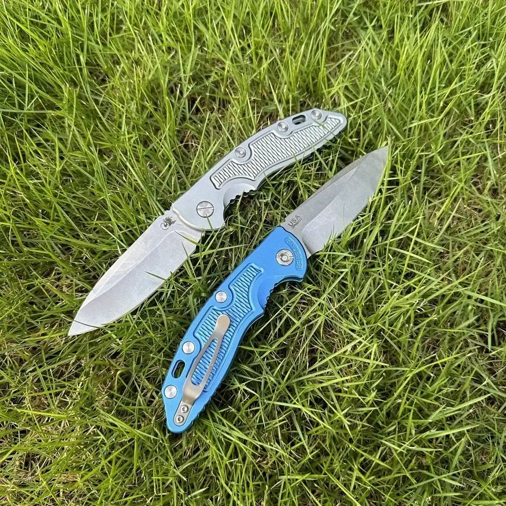 Hinderer XM18 multifunktionales Klapp-Taschenmesser, D2-Stahlklinge, T6-Aluminiumgriff, Outdoor-Camping- und Schneidemesser, Rettungswerkzeug