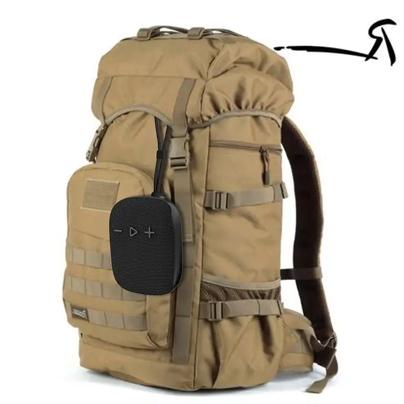 EBS-027 Mini Wireless Speaker Bluetooth BT5.3 Built-in Mic IPX4 Waterproof Shockproof Oudtoor Backpack Bike Speaker