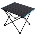 Folding Table Aluminum Alloy Picnic Table Lightweight Portable Camp Table with Carry Bag for Outdoor Camping Beach Picnic