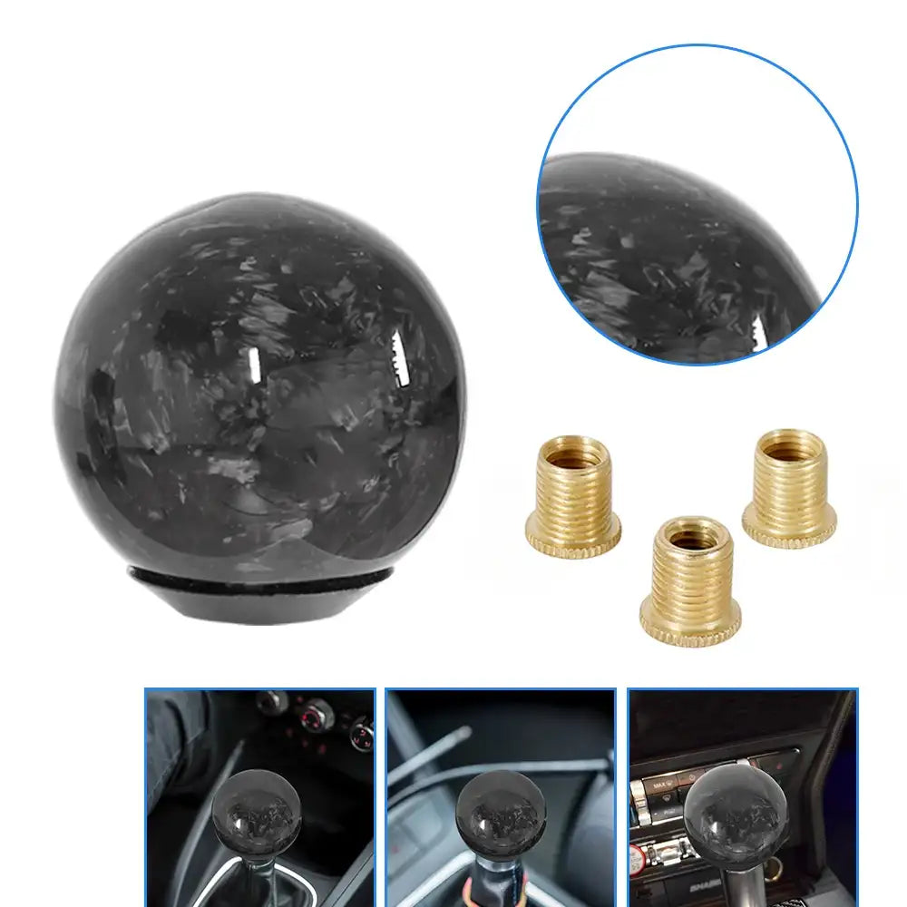 Universeller Schaltknauf aus geschmiedeter Carbonfaser für Autos, für manuelles und automatisches Getriebe, Schalthebel-Handball, Geschenk für Männer, SFN091