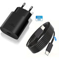 25W USB C PD Super Fast Charger Type C Wall Power Adapter USB C to Type C Fast Charging Cable For Samsu Galax S22 S21 S20 Note10