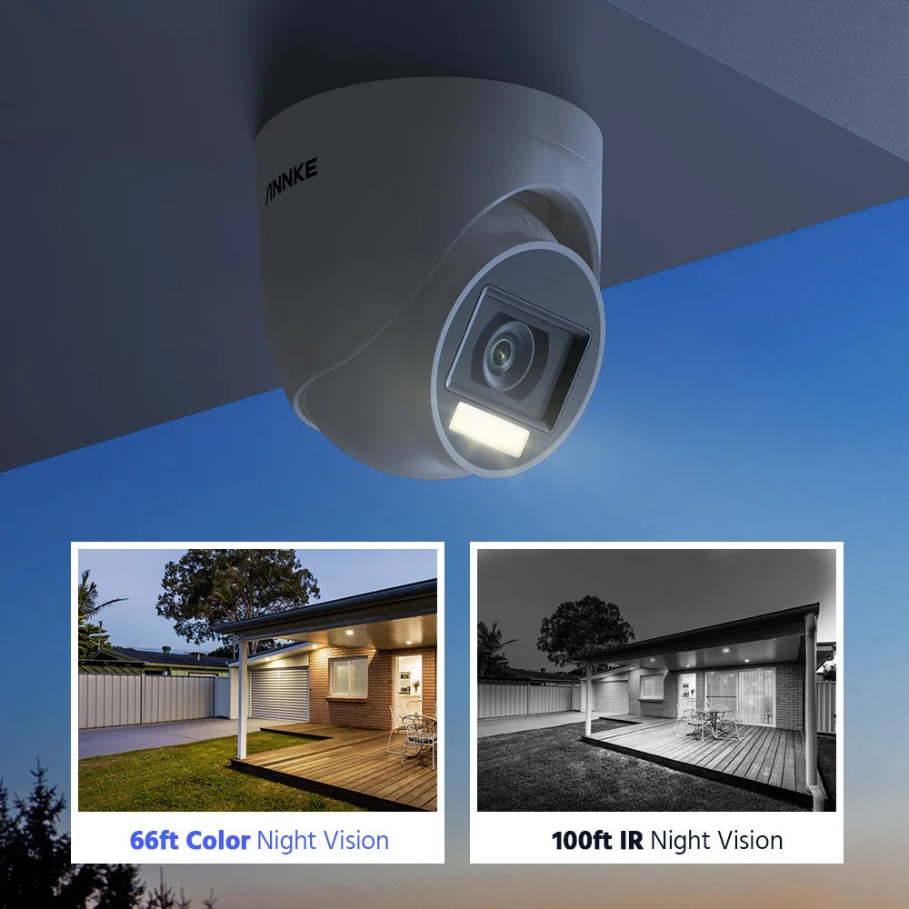 Kit de sécurité DVR 5MP 8CH ANNKE – 8 caméras extérieures PIR IP67