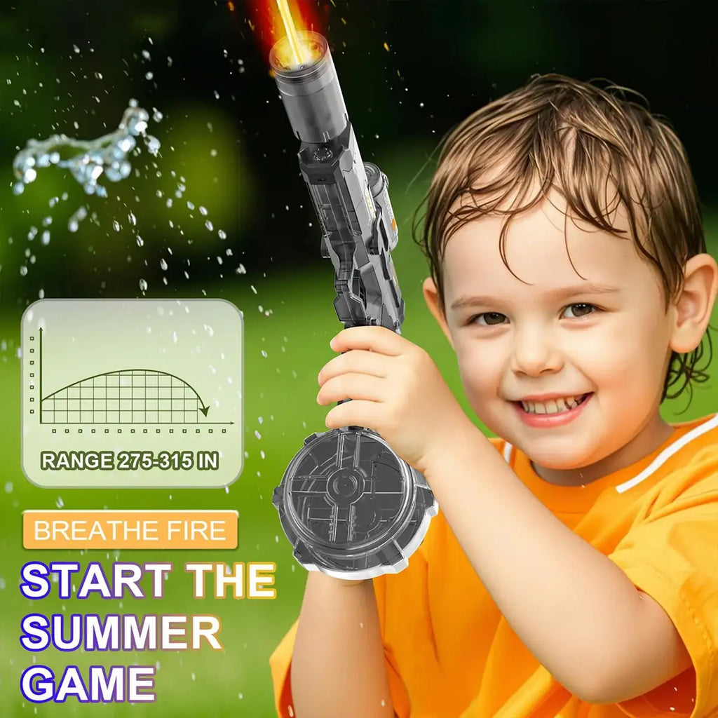 Elektrische Wasserpistole, automatischer Spritzblaster und Wasserspritzer, Sommer-Spielzeug für Strand, Pool und Partys im Freien, Geschenk für Erwachsene und Kinder