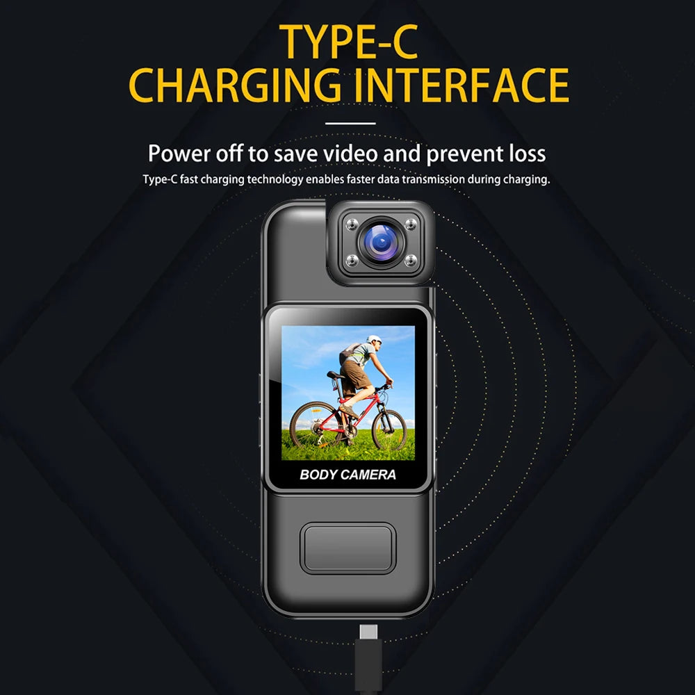 4K 2K 1080P Mini WiFi Camera Portable Digital Video Recorder BodyCam 1080P Infrared Night Vision Police Cam Small Bike Camcorder