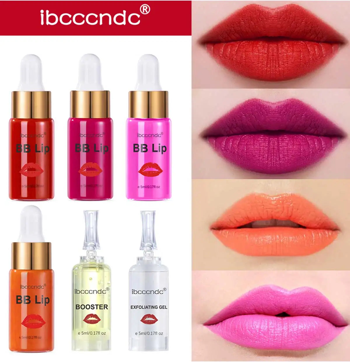 Koreanisches Glow-BB-Lippenampullenserum – semipermanenter getönter Gloss