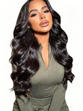 Brazilian Body Wave Human Hair Wig with HD Lace