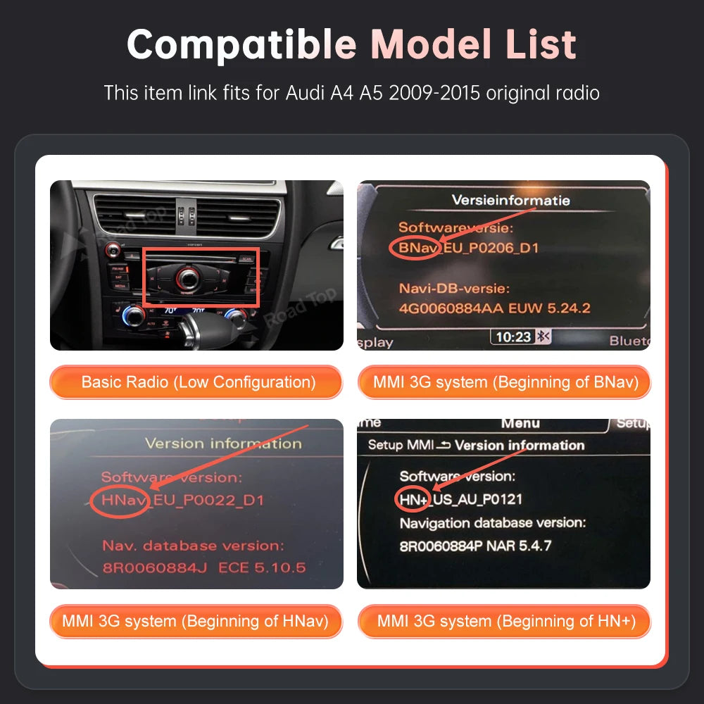 Kabelloses CarPlay für Audi A4 A5 Q5 – Android Auto, AirPlay