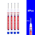 Wasserdichter Stift zum Markieren tiefer Löcher – 2cm lange Spitze, 4-100er-Pack
