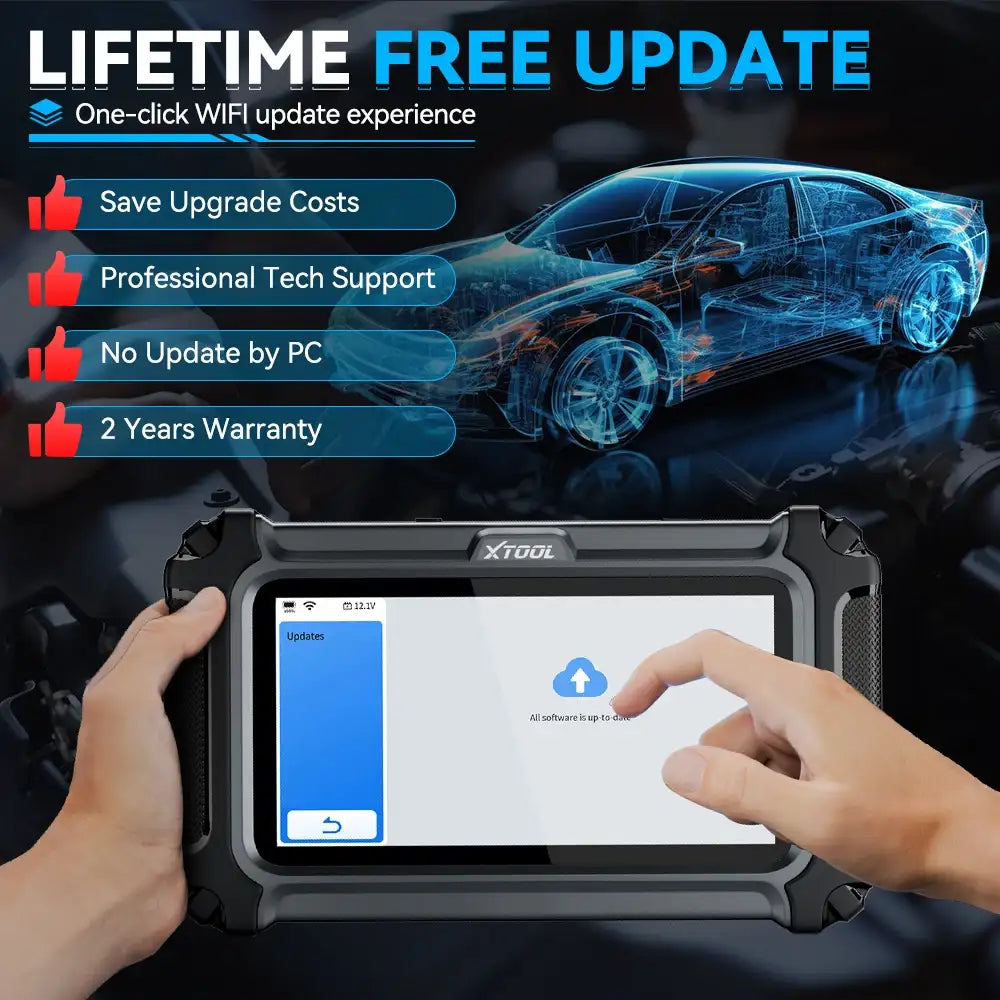 Herramienta de diagnóstico OBD2 XTOOL D5S: 4 en 1, más de 16 funciones de reinicio