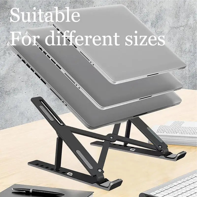 Soporte para portátil, base refrigerante, soporte ajustable y portátil para ordenador, portátil y tableta