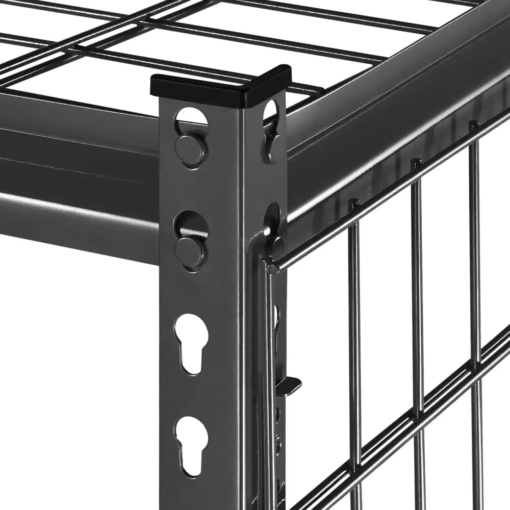 Étagère de rangement robuste réglable à 4 niveaux, capacité de charge de 2400 lb, étagère de rangement pour salon, étagère de présentation polyvalente pour garage, entrepôt, sous-sol, maison