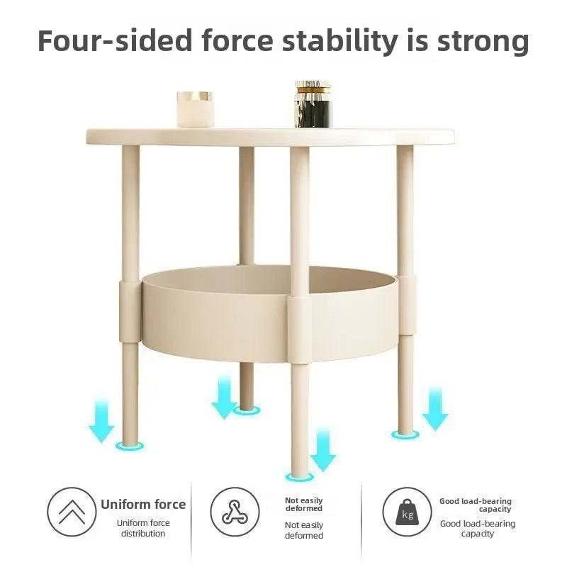 Bedroom Bedside Table, Small Coffee Table, Modern, Simple and Durable Small Coffee Table