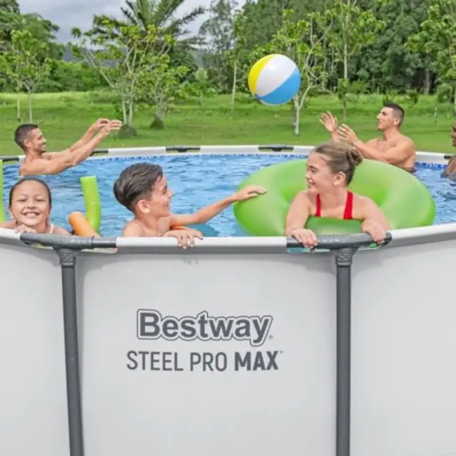 Steel Pro MAX Above Ground Pool – 13ft x 48in with Filter & Ladder