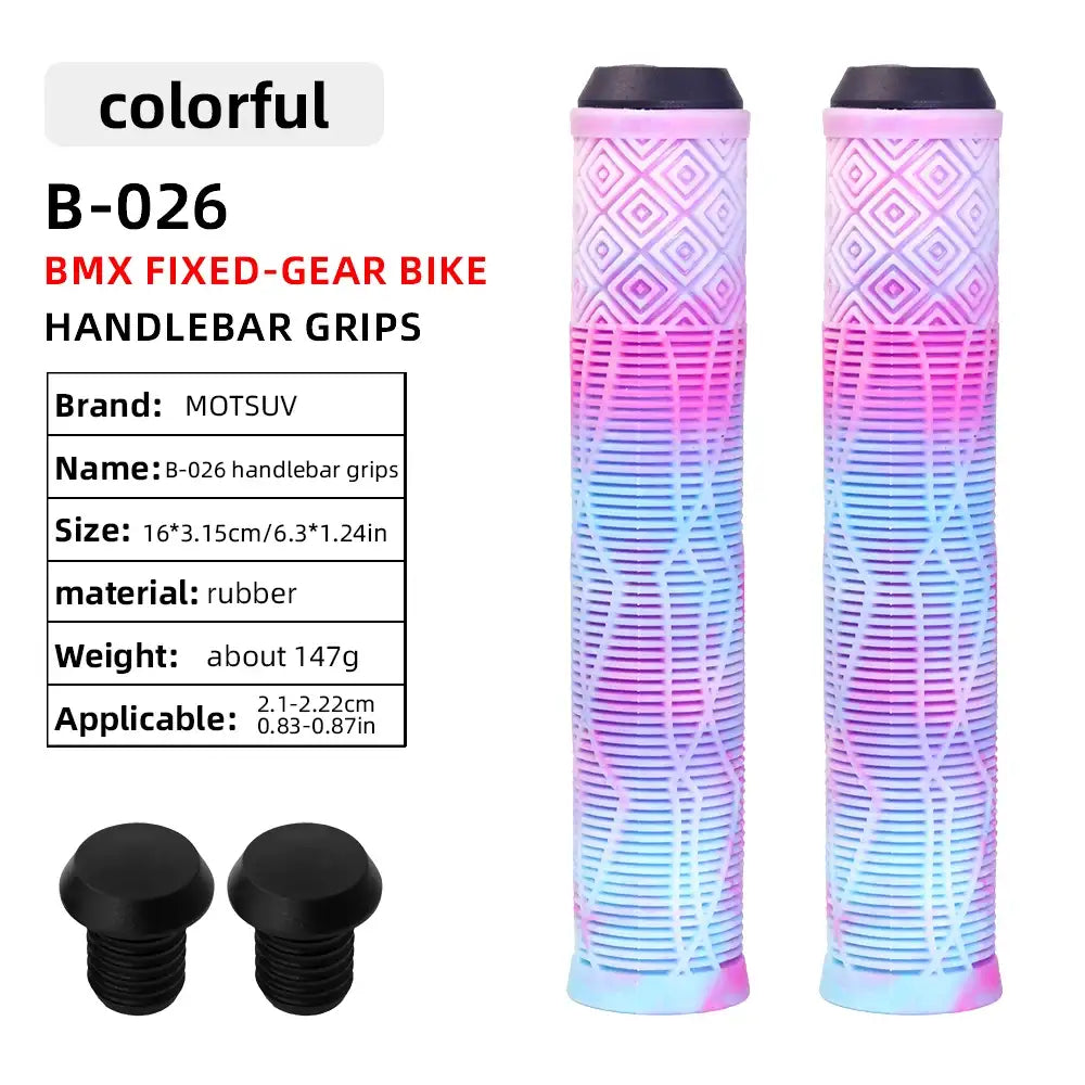 MOTSUV 1 Paar Gummigriffe für Fahrradlenker, verlängert, weich und rutschfest, 160 mm Länge, MTB-Lenkergriffe, Fahrradteile