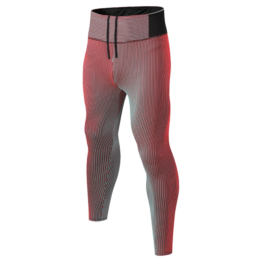 Leggings de compresión para hombre, pantalones deportivos para gimnasio, running y fitness con bolsillos, pantalones con cintura elástica para hombre