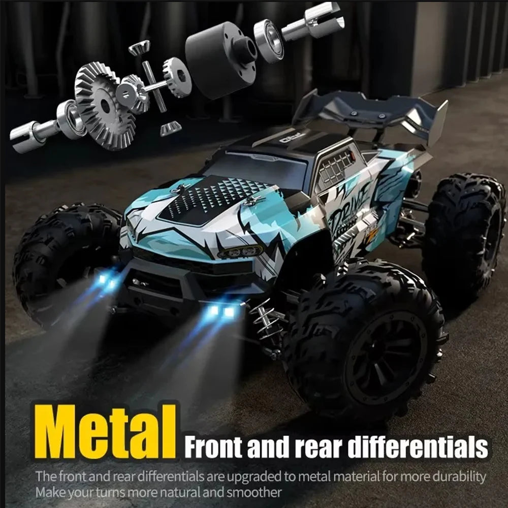 Coche RC 4WD SCY 1:16 – Alta velocidad de 70 km/h con luces LED
