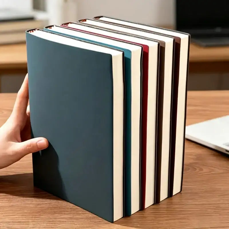 Cuaderno de piel sintética A5 de tapa blanda, diario impermeable para escribir, agenda bonita para tomar notas de viajes, material de oficina y escolar, regalo para mujeres y hombres