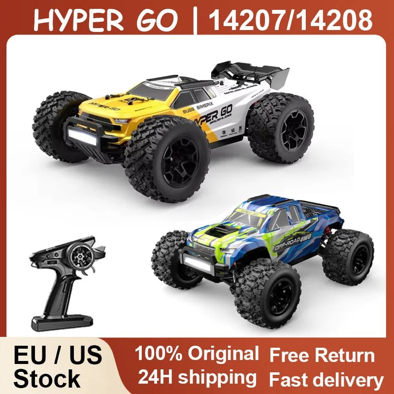 Coche RC sin escobillas HYPER GO MJX 1/14 – 4WD, 41-53 km/h