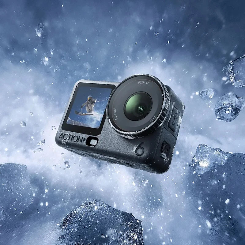 DJI Osmo Action 6: sensor de 1/1.1", apertura variable, almacenamiento de 50 GB